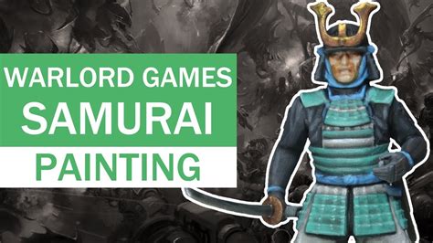 painting warlord games samurai